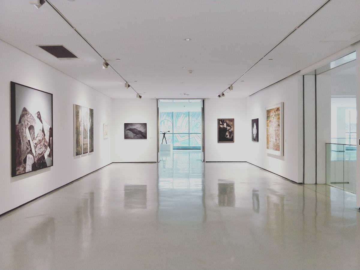 Fine art gallery wall